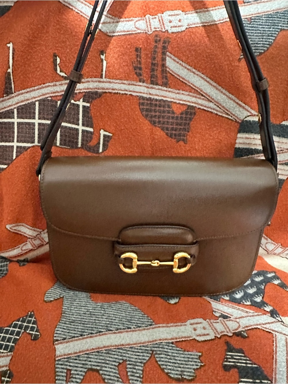 GUCCI ❤️🌟HORSEBIT 1955 RICH BROWN  BAG⭐️ - Picture 3 of 15